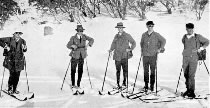 The First Kiandra to Kosciusko Skiers