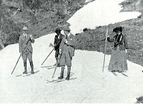 Vice-Regal Skiers at the Hospice 1912
