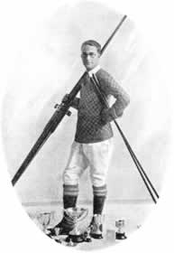 Evan Hayes 1899 - 1928 (with Ski Trophies) 